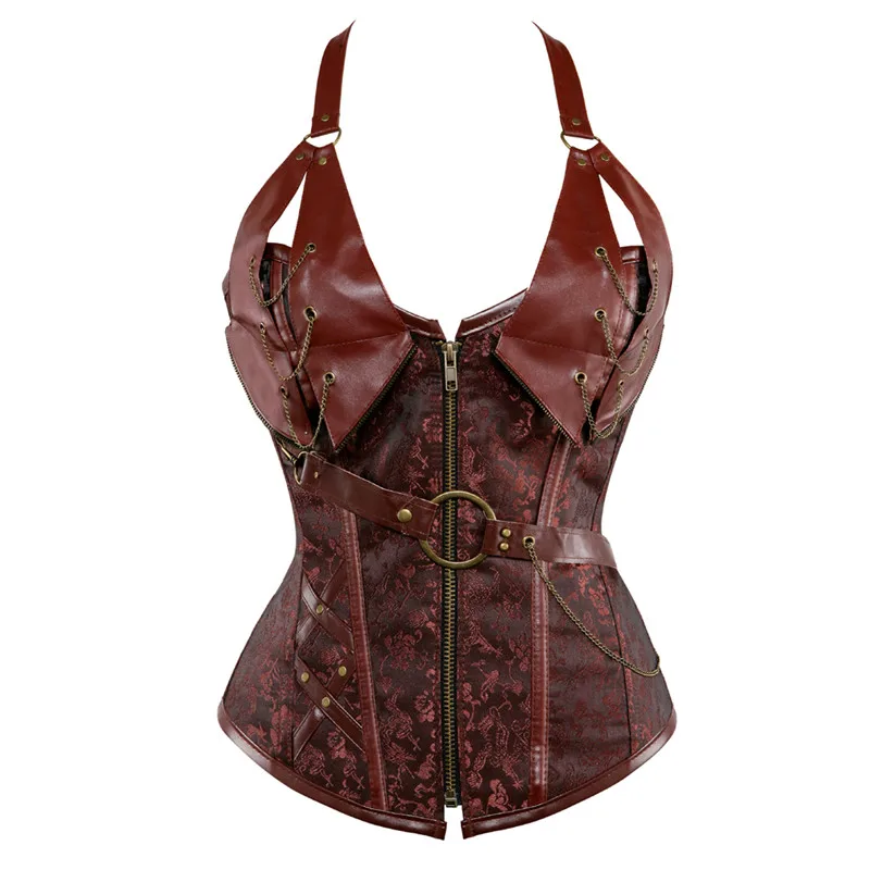 Boning Corset Steel - Sapubonva steampunk abbigliamento donna corsetto taglie