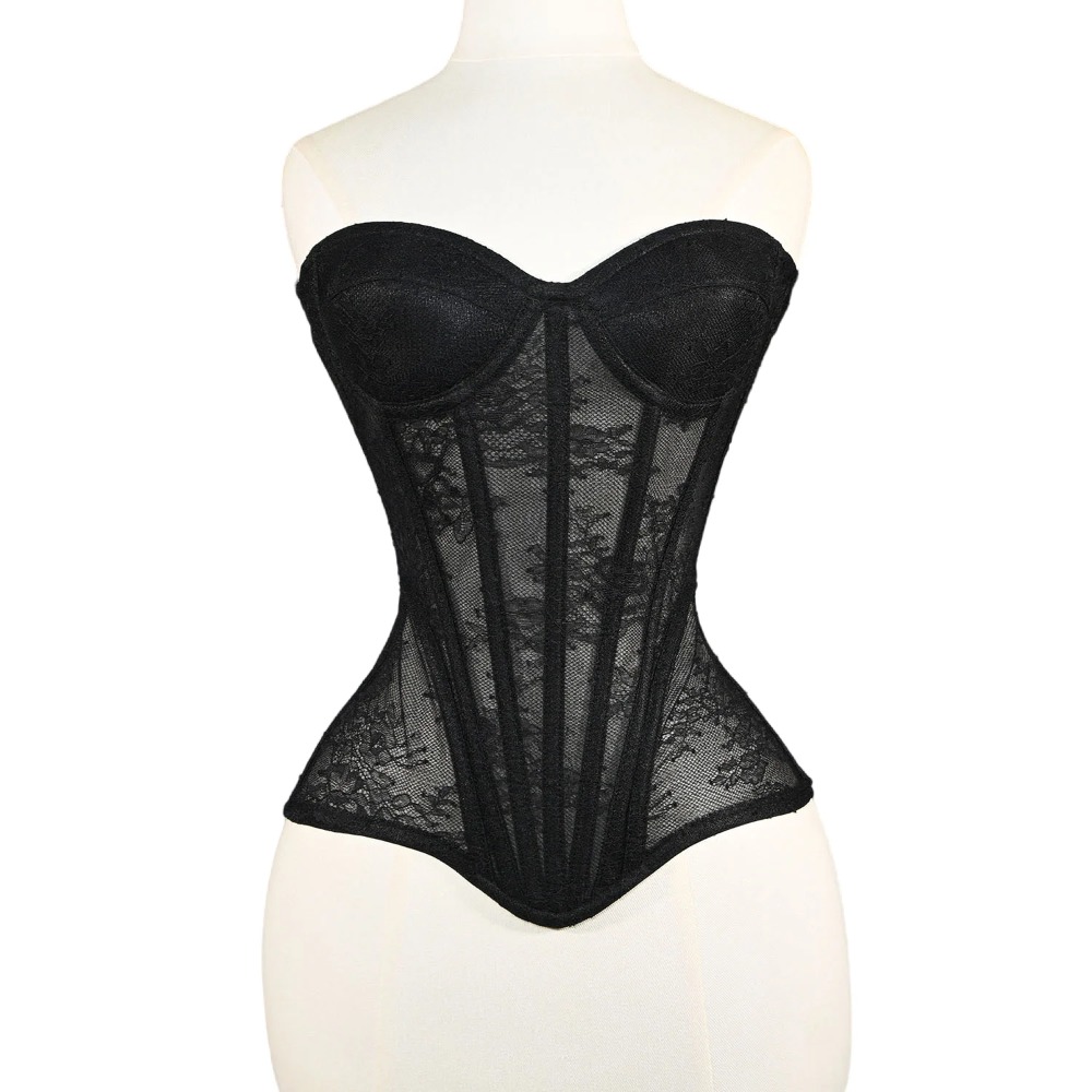 Boning Corset Steel - Corsetto a rete da donna Busiter