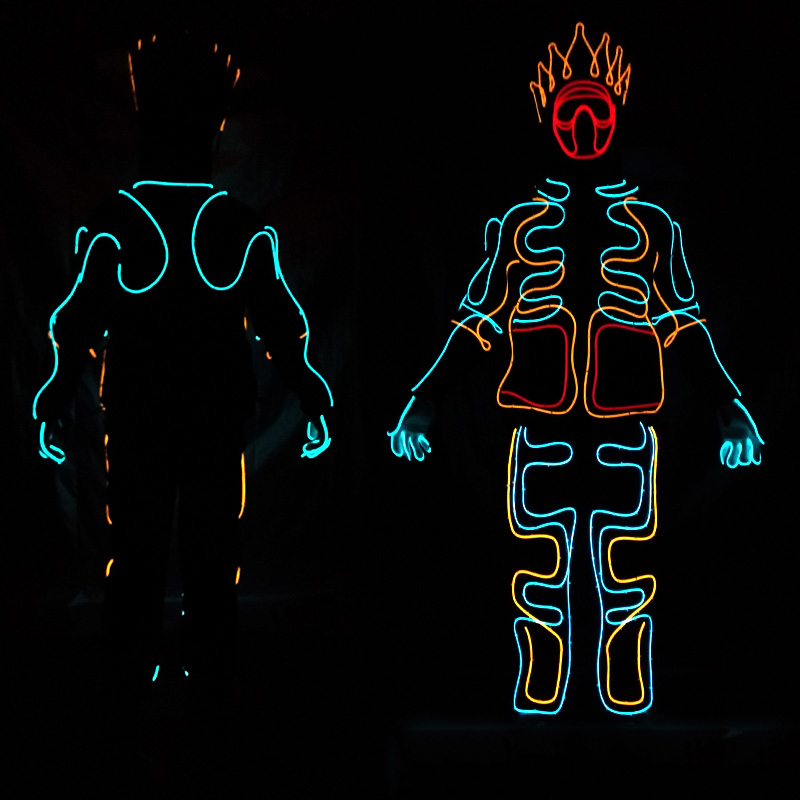 Led El Wire - EL Wire LED Light up Clothes