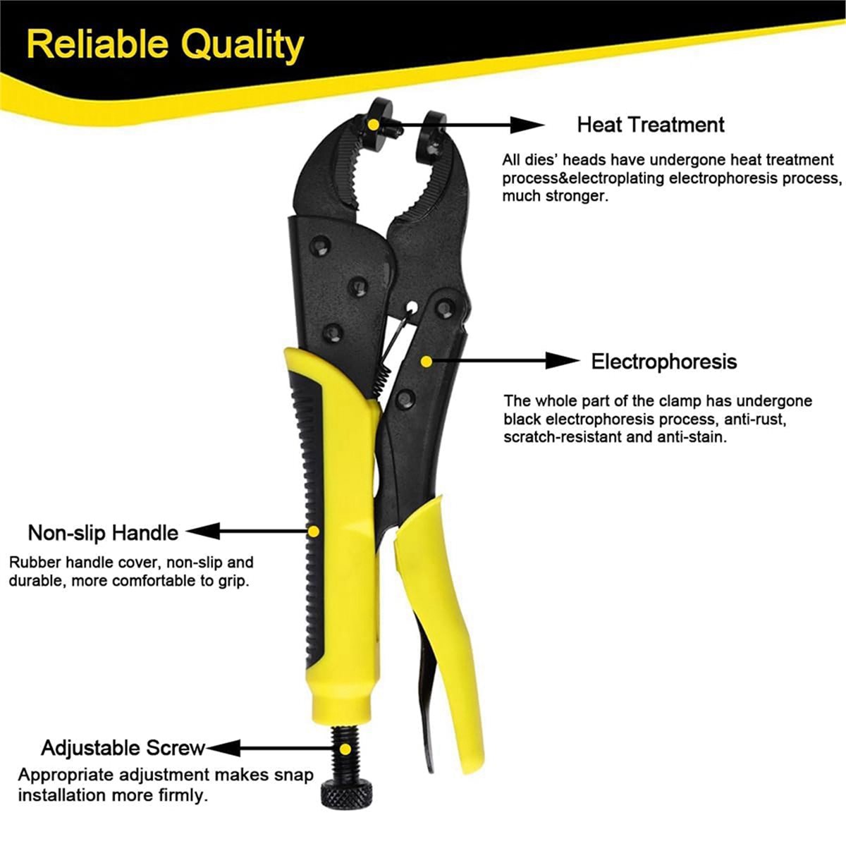 Snap Plier Setter - Kit di Attrezzi Professionali per Bottoni