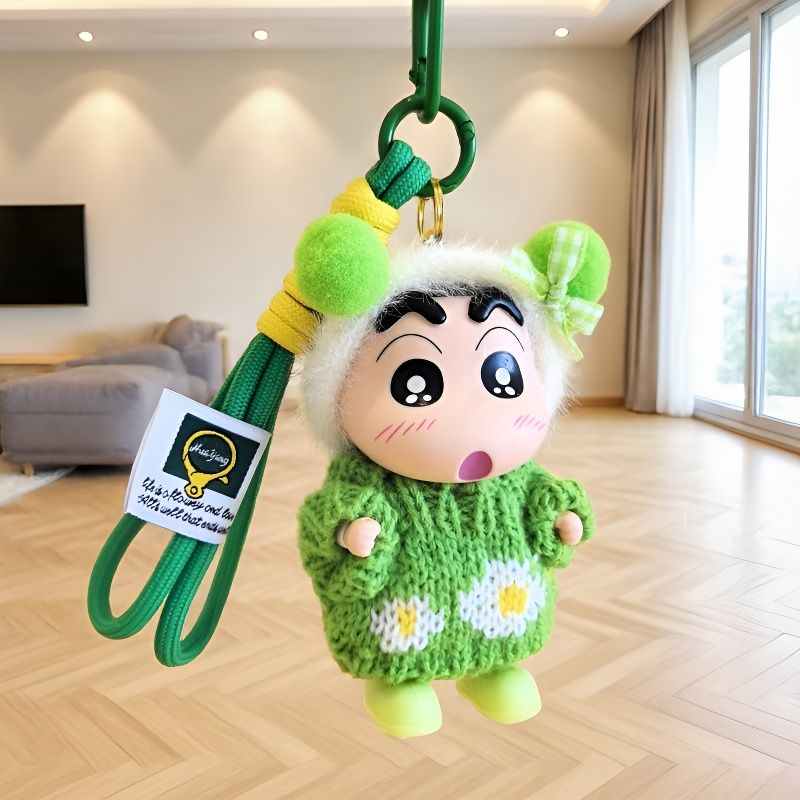 Cosplay Prop Display - Peluche pendente Crayon Shinji, bambola Crayon