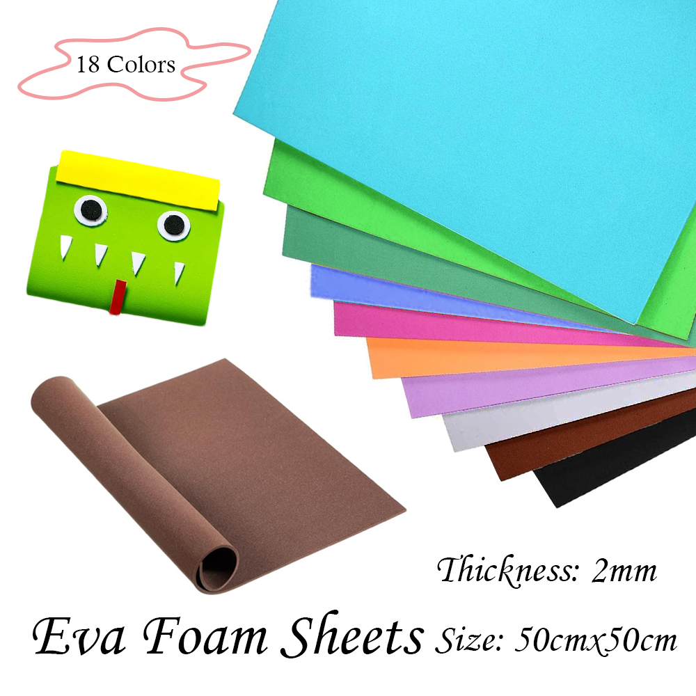 Eva Foam Sheet - Foglie di schiuma EVA colorate spesse