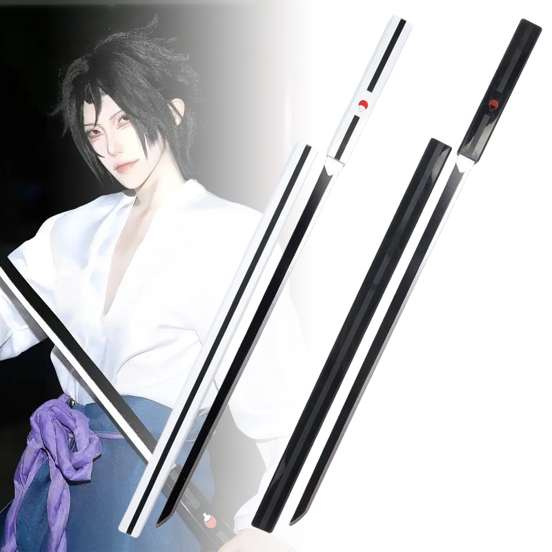 Cosplay Prop Katana - 40 pollici Uchiha Sasuke Katana Legno