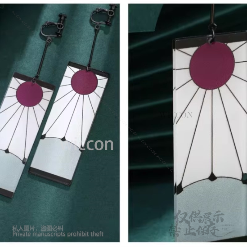 Orecchini in acrilico Clip per - Acrylic Cosplay Prop recensione e prezzo