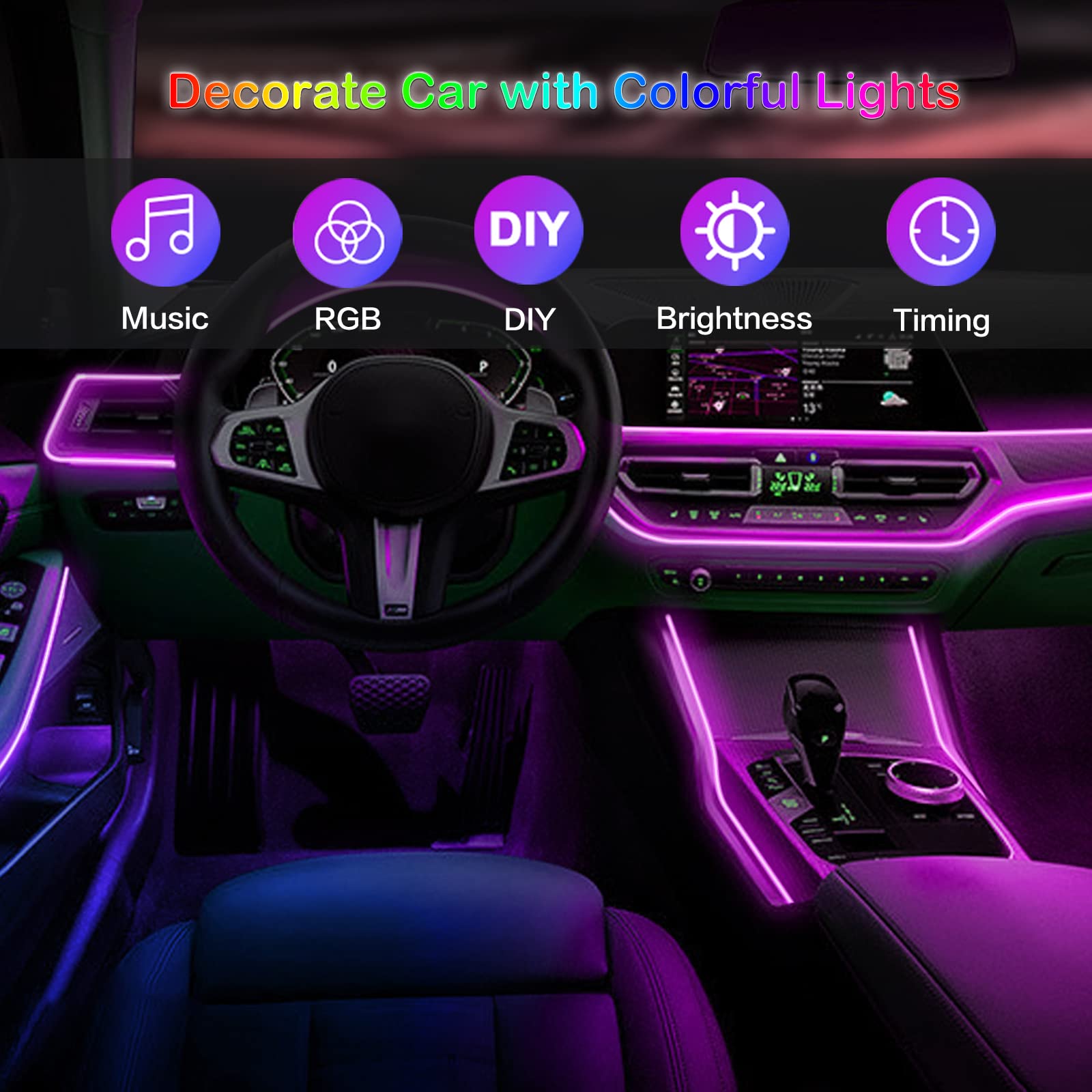Luci di striscia ambientali pe - Led El Wire recensione e prezzo