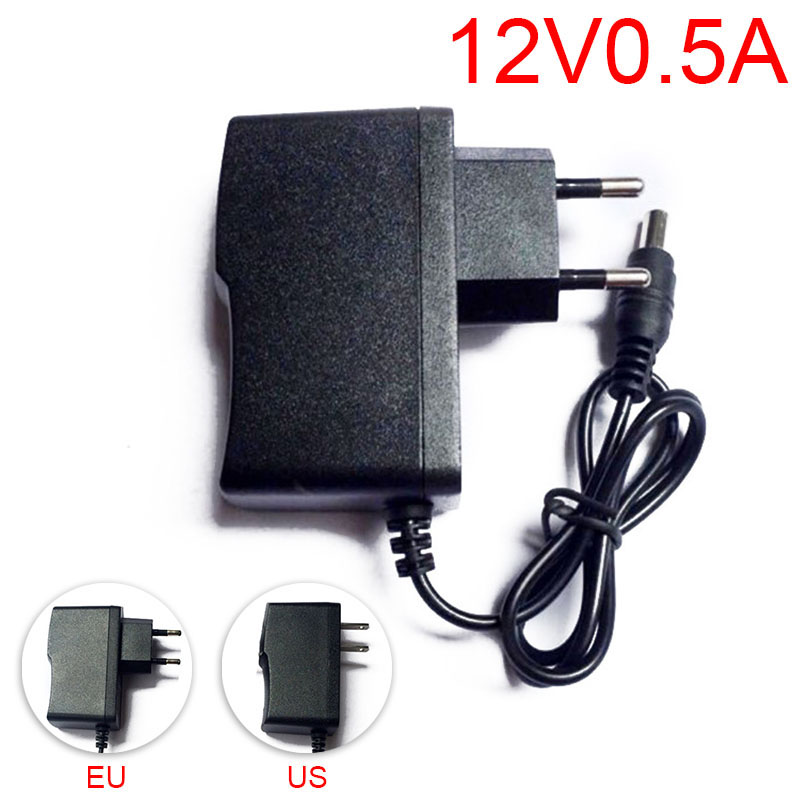 12V 0.5A 500mA US EU Plug 100- - Led El Wire recensione e prezzo