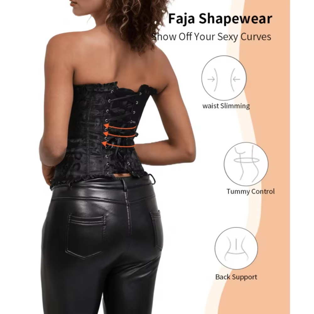 Corsetto sottoseno jacquard co - Boning Corset Steel recensione e prezzo