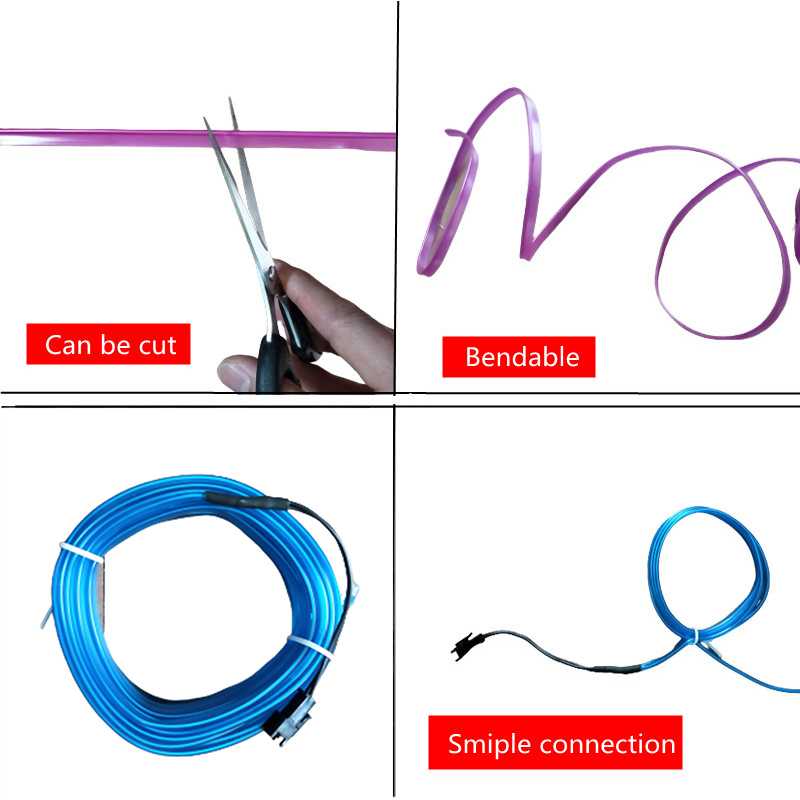 1M/3M/5M Interni Auto Lampada  - Led El Wire recensione e prezzo