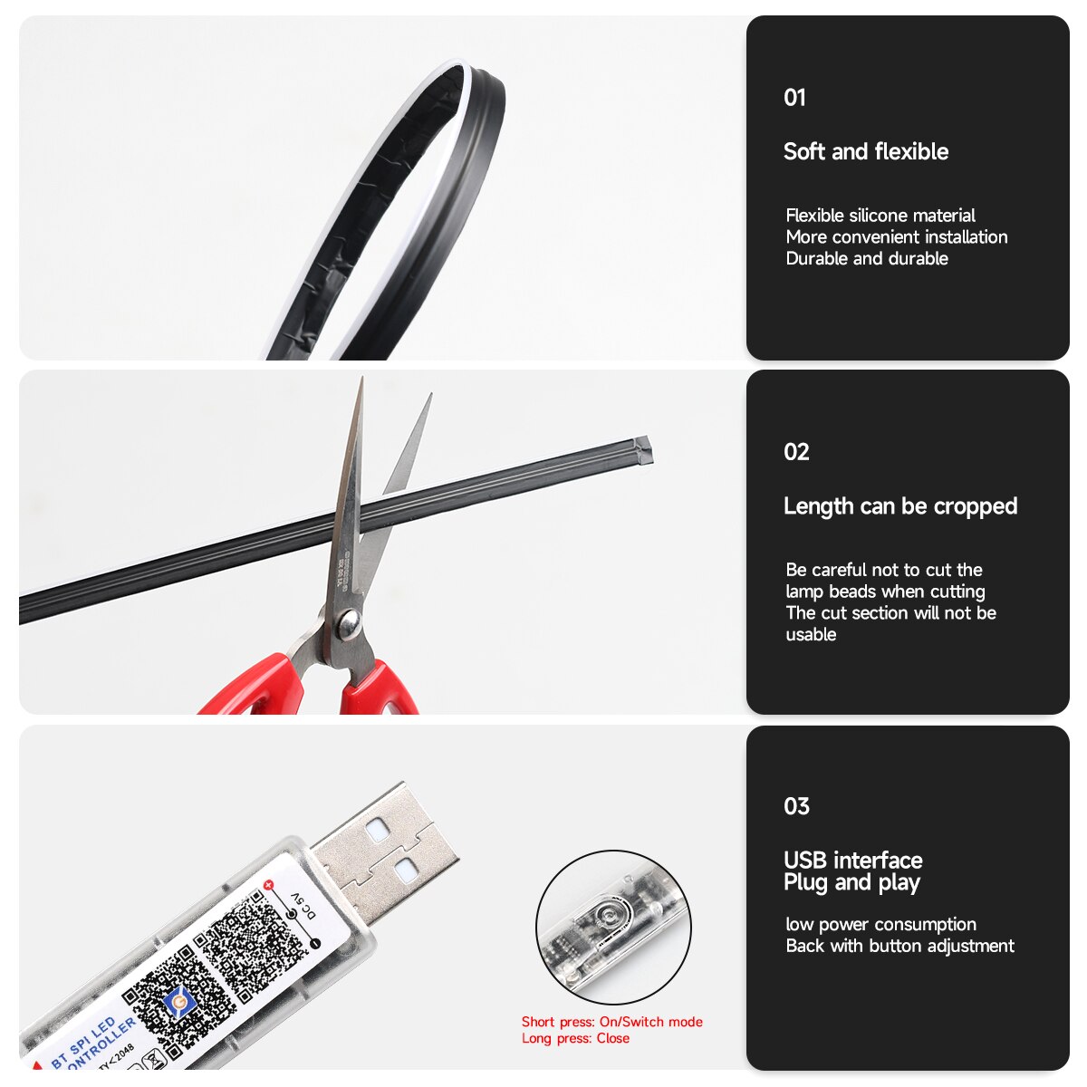 Luce ambientale a LED per auto - Led El Wire recensione e prezzo