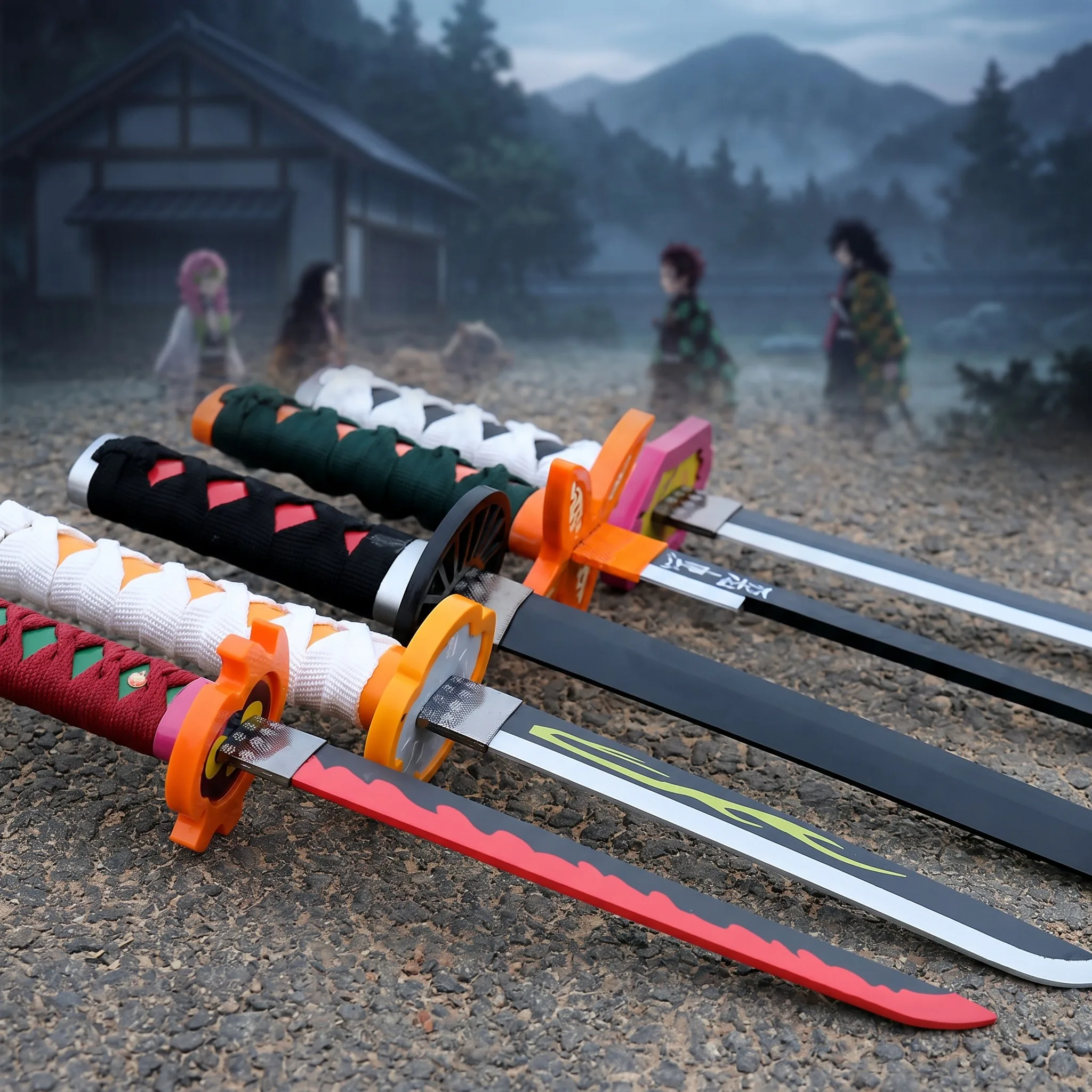 Katana Demon Slayer 72-104cm T - Cosplay Prop Katana recensione e prezzo
