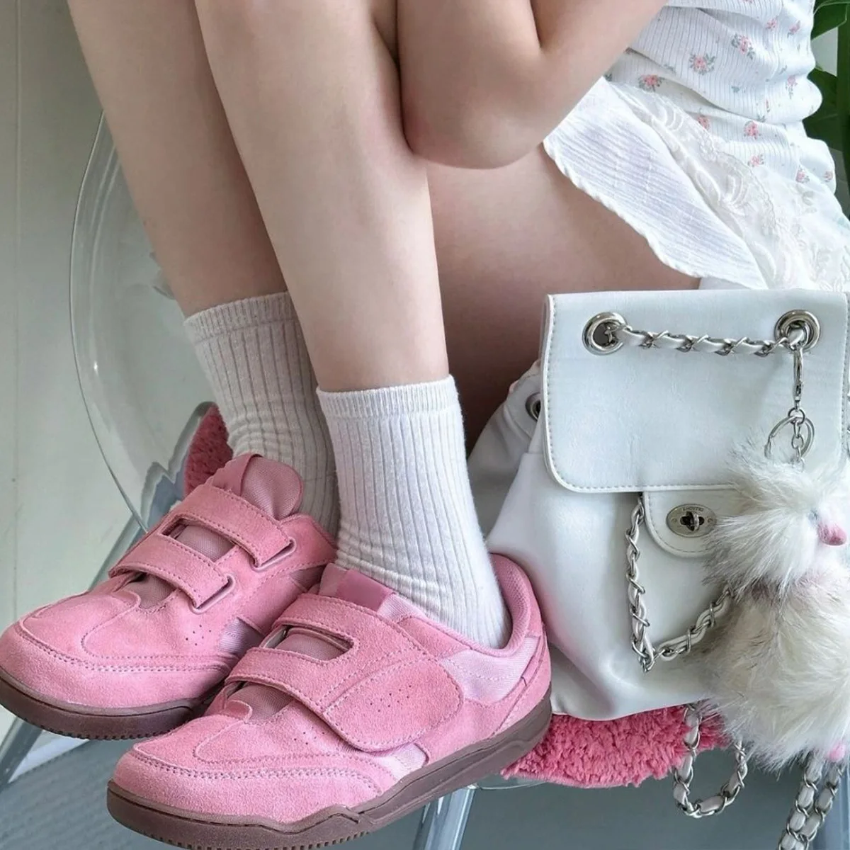 Sneakers retrò con cinturino i - Velcro Hook Loop recensione e prezzo